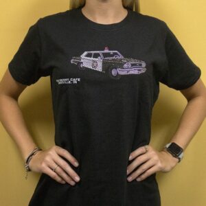 Police Car Bling Short sleeved t-shirt
